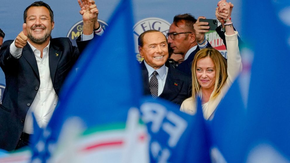 Matteo Salvini, Silvio Berlusconi, Giorgia Meloni